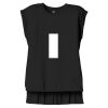 Women's Flowy Muscle Tee With Rolled Cuffs Thumbnail