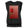 Women's Flowy Muscle Tee With Rolled Cuffs Thumbnail