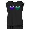 Women's Flowy Muscle Tee With Rolled Cuffs Thumbnail