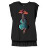 Women's Flowy Muscle Tee With Rolled Cuffs Thumbnail