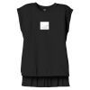 Women's Flowy Muscle Tee With Rolled Cuffs Thumbnail