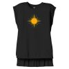 Women's Flowy Muscle Tee With Rolled Cuffs Thumbnail