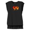 Women's Flowy Muscle Tee With Rolled Cuffs Thumbnail