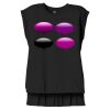 Women's Flowy Muscle Tee With Rolled Cuffs Thumbnail