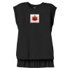 Women's Flowy Muscle Tee With Rolled Cuffs Thumbnail