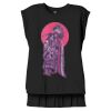 Women's Flowy Muscle Tee With Rolled Cuffs Thumbnail