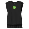 Women's Flowy Muscle Tee With Rolled Cuffs Thumbnail