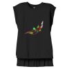 Women's Flowy Muscle Tee With Rolled Cuffs Thumbnail