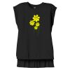 Women's Flowy Muscle Tee With Rolled Cuffs Thumbnail