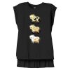 Women's Flowy Muscle Tee With Rolled Cuffs Thumbnail