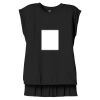 Women's Flowy Muscle Tee With Rolled Cuffs Thumbnail