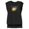 Women's Flowy Muscle Tee With Rolled Cuffs Thumbnail