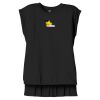 Women's Flowy Muscle Tee With Rolled Cuffs Thumbnail