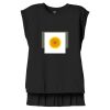 Women's Flowy Muscle Tee With Rolled Cuffs Thumbnail