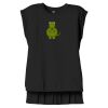 Women's Flowy Muscle Tee With Rolled Cuffs Thumbnail