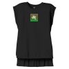 Women's Flowy Muscle Tee With Rolled Cuffs Thumbnail