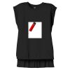 Women's Flowy Muscle Tee With Rolled Cuffs Thumbnail