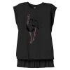 Women's Flowy Muscle Tee With Rolled Cuffs Thumbnail
