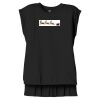 Women's Flowy Muscle Tee With Rolled Cuffs Thumbnail
