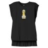 Women's Flowy Muscle Tee With Rolled Cuffs Thumbnail