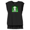 Women's Flowy Muscle Tee With Rolled Cuffs Thumbnail