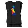 Women's Flowy Muscle Tee With Rolled Cuffs Thumbnail