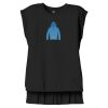 Women's Flowy Muscle Tee With Rolled Cuffs Thumbnail