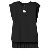 Women's Flowy Muscle Tee With Rolled Cuffs Thumbnail