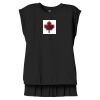 Women's Flowy Muscle Tee With Rolled Cuffs Thumbnail