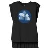 Women's Flowy Muscle Tee With Rolled Cuffs Thumbnail