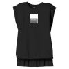 Women's Flowy Muscle Tee With Rolled Cuffs Thumbnail