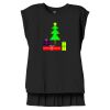 Women's Flowy Muscle Tee With Rolled Cuffs Thumbnail