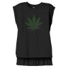 Women's Flowy Muscle Tee With Rolled Cuffs Thumbnail