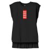 Women's Flowy Muscle Tee With Rolled Cuffs Thumbnail