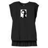 Women's Flowy Muscle Tee With Rolled Cuffs Thumbnail