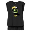 Women's Flowy Muscle Tee With Rolled Cuffs Thumbnail