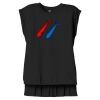Women's Flowy Muscle Tee With Rolled Cuffs Thumbnail