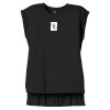 Women's Flowy Muscle Tee With Rolled Cuffs Thumbnail