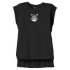 Women's Flowy Muscle Tee With Rolled Cuffs Thumbnail