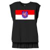 Women's Flowy Muscle Tee With Rolled Cuffs Thumbnail