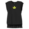 Women's Flowy Muscle Tee With Rolled Cuffs Thumbnail