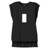 Women's Flowy Muscle Tee With Rolled Cuffs Thumbnail