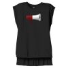 Women's Flowy Muscle Tee With Rolled Cuffs Thumbnail