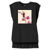 Women's Flowy Muscle Tee With Rolled Cuffs Thumbnail