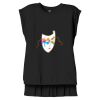 Women's Flowy Muscle Tee With Rolled Cuffs Thumbnail