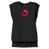 Women's Flowy Muscle Tee With Rolled Cuffs Thumbnail