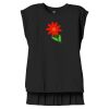 Women's Flowy Muscle Tee With Rolled Cuffs Thumbnail
