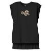 Women's Flowy Muscle Tee With Rolled Cuffs Thumbnail