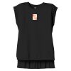 Women's Flowy Muscle Tee With Rolled Cuffs Thumbnail