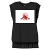 Women's Flowy Muscle Tee With Rolled Cuffs Thumbnail